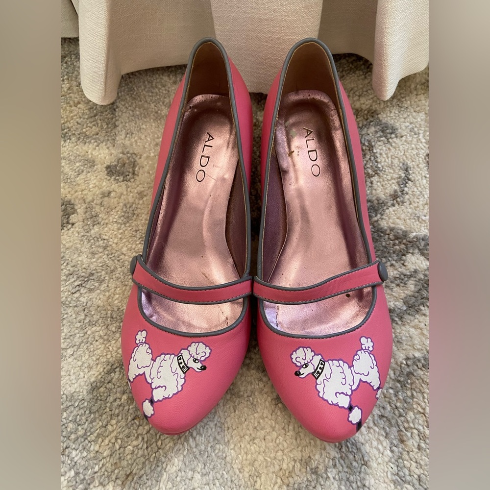 Y2K Poodle Kitten heel Mary Jane’s sz 6